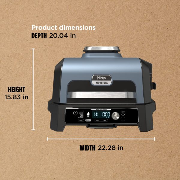Woodfire ProConnect XL 180 sq in 1760 Watts Electric Outdoor Grill, Real Wood Pellet Flavor - Image 3
