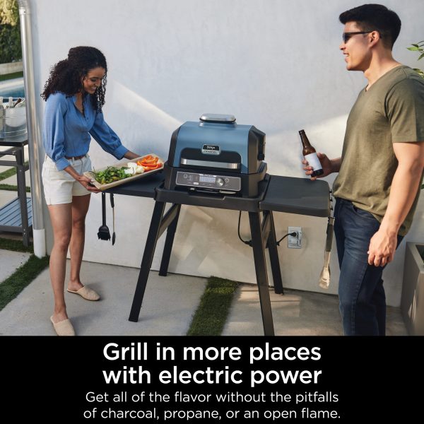 Woodfire ProConnect XL 180 sq in 1760 Watts Electric Outdoor Grill, Real Wood Pellet Flavor - Image 5