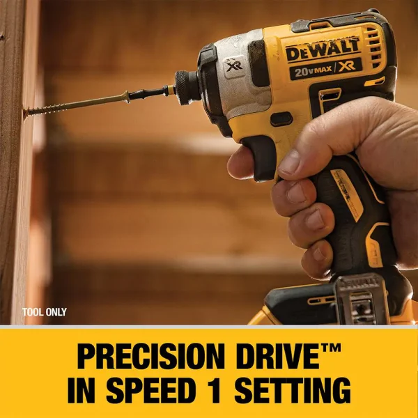 DCF887M2 20-Volt MAX XR Cordless Brushless 3-Speed 1/4 in. Impact Driver with (2) 20-Volt 4.0Ah Batteries   Charger - Image 6