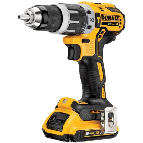 DCK287D2 20-Volt MAX XR Cordless Brushless Hammer Drill/Impact Combo Kit (2-Tool) with (2) 20-Volt 2.0Ah Batteries and Charger - Image 9