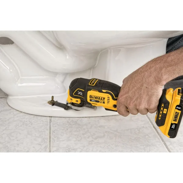DCS356D1 20-Volt MAX XR Cordless Brushless 3-Speed Oscillating Multi-Tool with (1) 20-Volt 2.0Ah Battery   Charger - Image 12