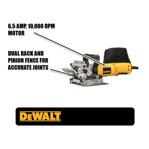 DW682K 6.5 Amp Heavy Duty Plate Joiner Kit - Image 2