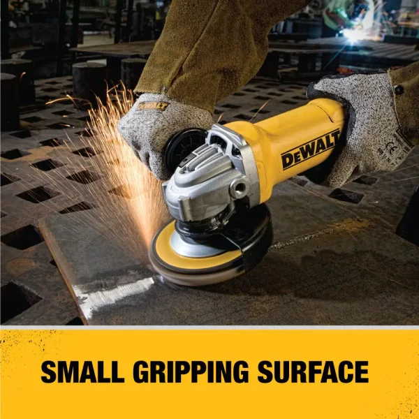 DWE402W 11-Amp Corded 4-1/2 in. Small Angle Grinder - Image 7