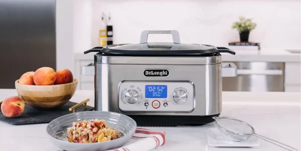 Livenza Multi-Cooker, Stainless Steel   6 qt   Crock Pot Slow Cooker - Image 7