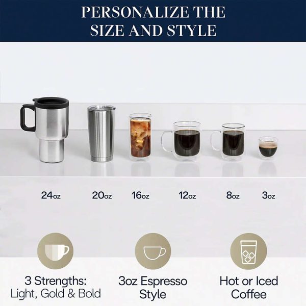 Stainless TrueBrew Automatic Coffee Maker with Bean Extract Technology - Image 2