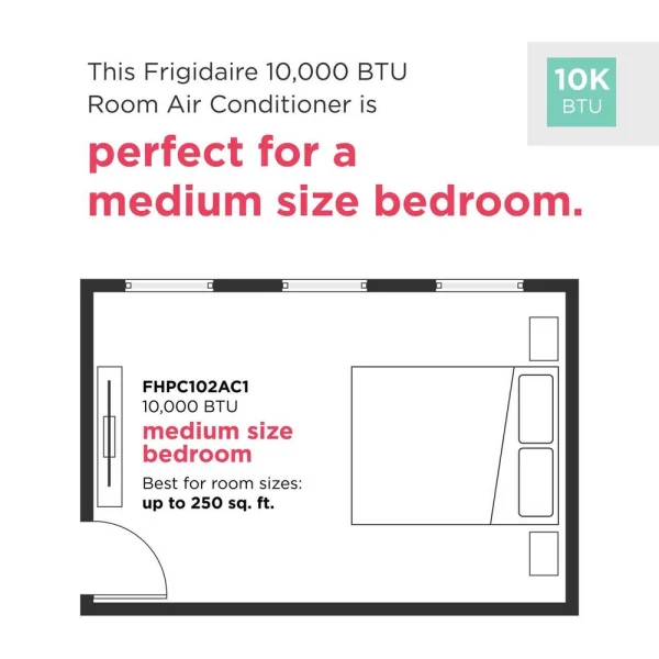 Frigidaire 3-in-1 Portable Room Air Conditioner 10,000 BTU (ASHRAE) / 6,500 BTU (DOE) - Image 7