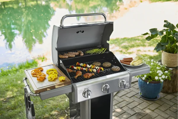 3   Burner Free Standing Liquid Propane 30000 BTU Gas Grill - Image 5