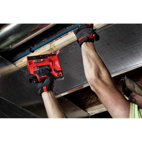 2447-20 M12 12-Volt Lithium-Ion Cordless 3/8 in. Crown Stapler (Tool-Only) - Image 6
