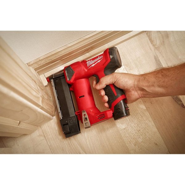 2540-20-48-11-2460-48-11-2430 M12 12-Volt 23-Gauge Lithium-Ion Cordless Pin Nailer with M12 6.0Ah and M12 3.0Ah Battery Packs - Image 8