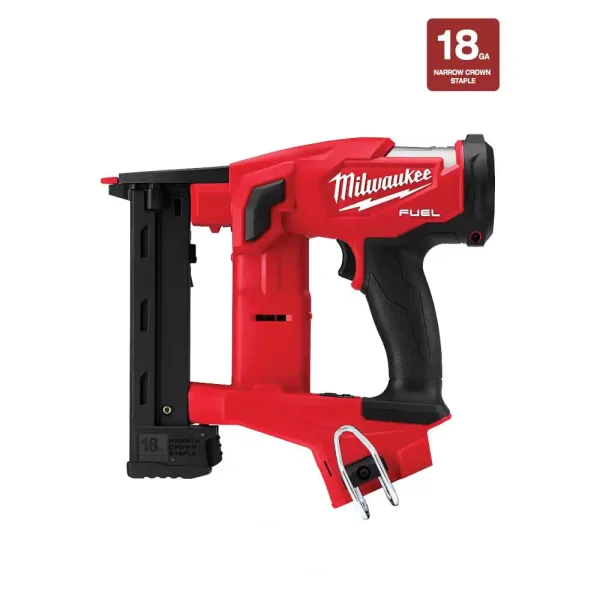 2749-20 M18 FUEL 18V Lithium-Ion Brushless Cordless 18-Gauge 1/4 in. Narrow Crown Stapler (Tool-Only)