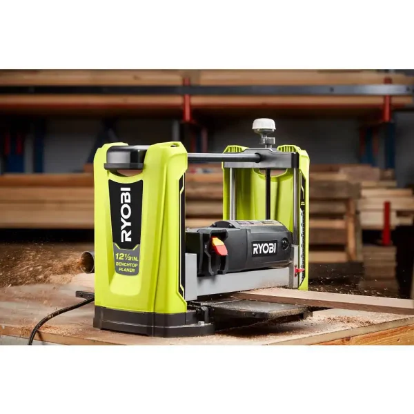 AP1305 15 Amp 12-1/2 in. Corded Thickness Planer with Planer Knives, Knife Removal Tool, Hex Key and Dust Hood - Image 7