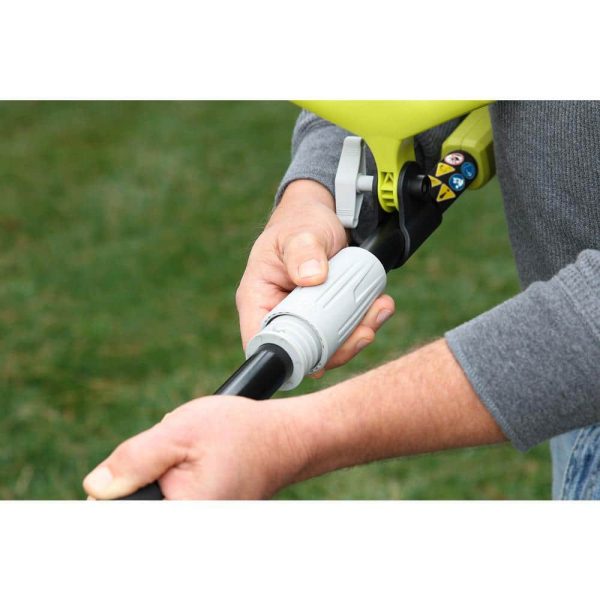 RY40560-HDG 40V 10 in. Cordless Battery Pole Saw and 18 in. Cordless Battery Pole Hedge Trimmer with 2.0 Ah Battery and Charger - Image 4
