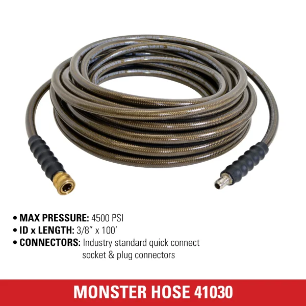 SIMPSON 41030 3/8-in x 100-ft Pressure Washer Hose - Image 4