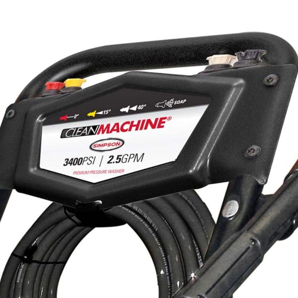 SIMPSON CM61083 Clean Machine 3400 PSI 2.5 GPM Gas Cold Water Pressure Washer with CRX 210 Engine - Image 8