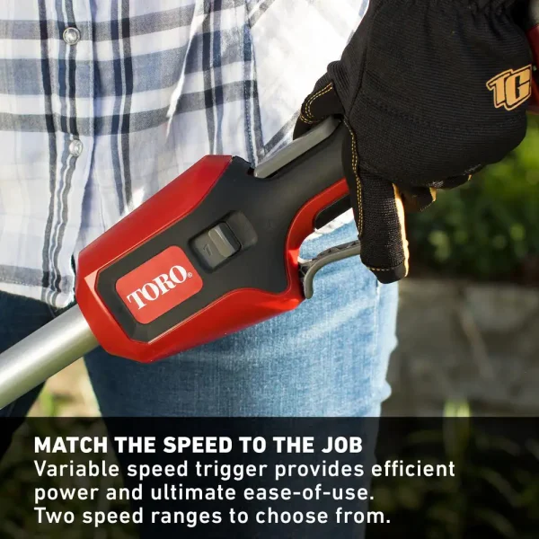 51830 60V Max Lithium-Ion Brushless Cordless 14 in./16 in. String Trimmer   2.5 Ah Battery and Charger Included - Image 6