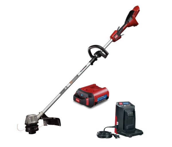 51830 60V Max Lithium-Ion Brushless Cordless 14 in./16 in. String Trimmer   2.5 Ah Battery and Charger Included