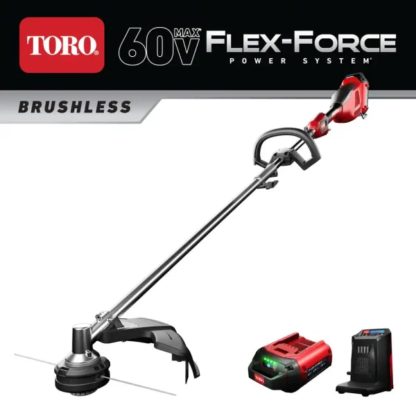 51836 60-Volt Max Attachment Capable Trimmer Kit with Charger and 2.5Ah Battery