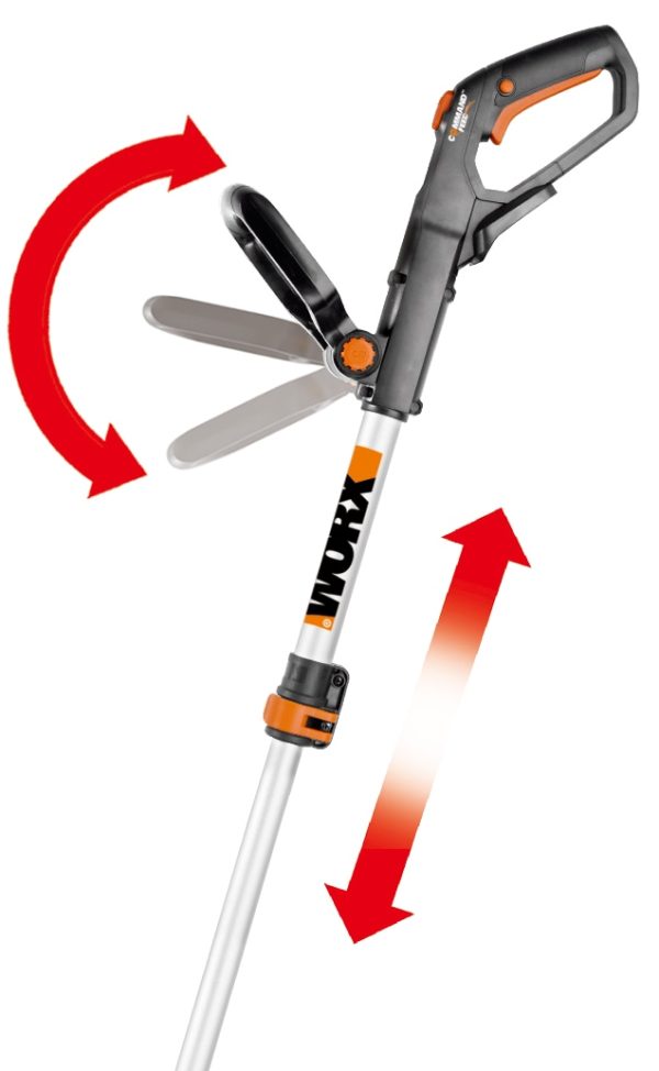 WORX WG163.10 Gt Power Share 20-volt Max 12-in Straight Cordless String Trimmer Edger Capable (Battery Included) - Image 5