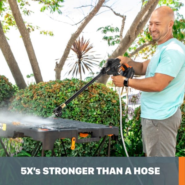 WORX WG620 Power Share 320 PSI 0.53-Gallon-GPM Cold Water Electric Pressure Washer - Image 6
