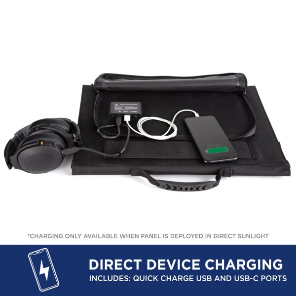 WS60P Lightweight Phone Power Station Charger RV/Camping 41.5-in x 18-in x 1-in 60-Watt Portable Solar Panel - Image 6