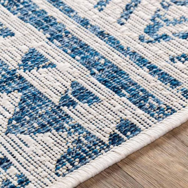 Artistic Weavers 7 ft. 10 in. x 10 ft. 2 in. Indoor/Outdoor Blue/White Area Rug - Image 5