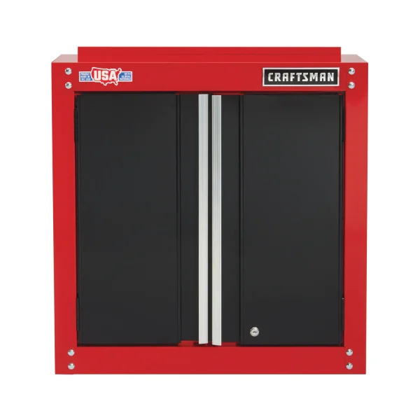 CRAFTSMAN CMST22800RB 2000 Steel Wall-mounted Garage Cabinet in Red (28-in W x 28-in H x 12-in D)