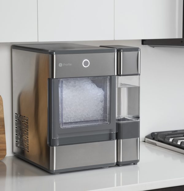 Profile Opal Nugget Ice Maker + Side Tank, Makes up to 24lbs per day, Countertop Icemaker, Stainless Steel - Image 4