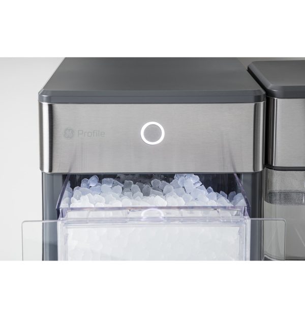 Profile Opal Nugget Ice Maker + Side Tank, Makes up to 24lbs per day, Countertop Icemaker, Stainless Steel - Image 9