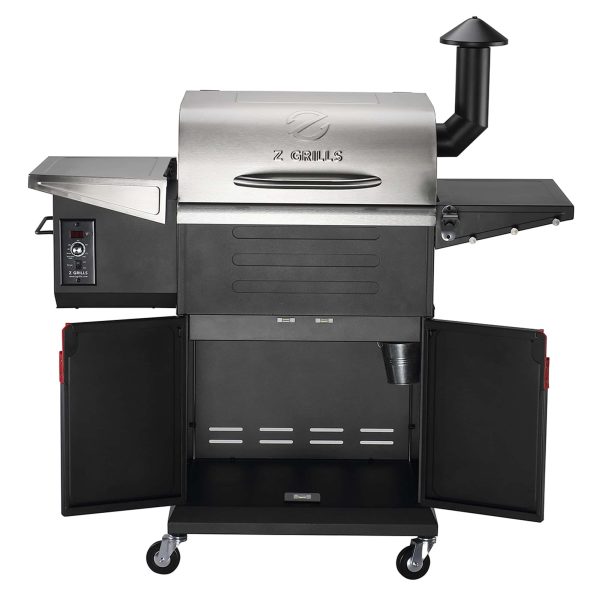 Z GRILLS ZPG-600D3E 573 sq. in. Wood Pellet Grill and Smoker 8-in-1 BBQ Stainless Steel - Image 9