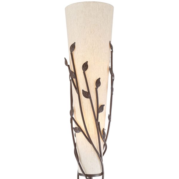 Works Folia 66  Bronze Organic Vine Uplight Floor Lamp - Image 8