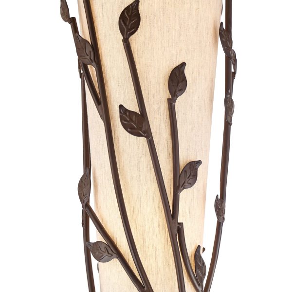 Works Folia 66  Bronze Organic Vine Uplight Floor Lamp - Image 7
