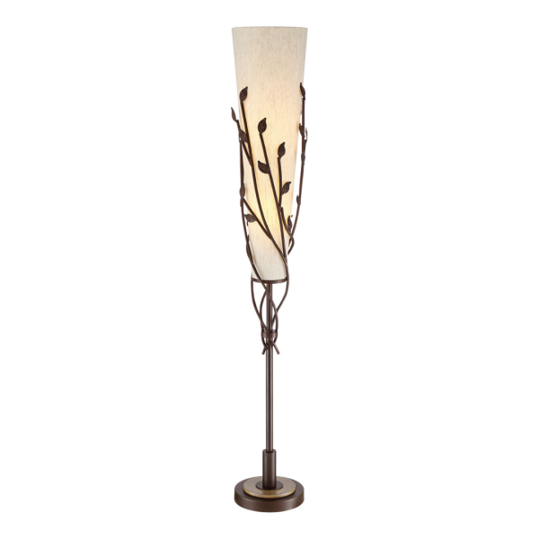 Works Folia 66  Bronze Organic Vine Uplight Floor Lamp