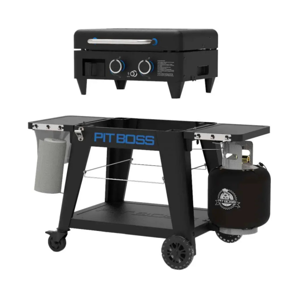Ultimate Outdoor Gas 2-Burner Griddle   Black