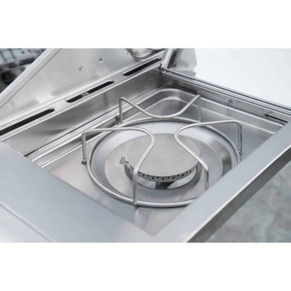 720-0830HR 4-Burner Propane Gas Grill in Red with Side Burner - Image 11