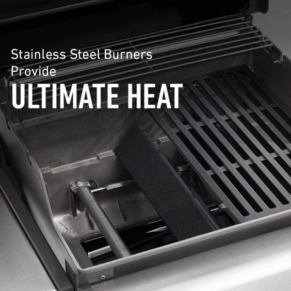 46110001 Spirit E-210 2-Burner Liquid Propane Gas Grill in Black with Built-In Thermometer - Image 9